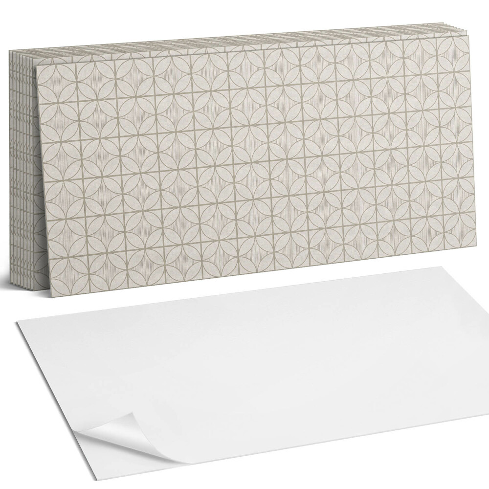 Nástěnný panel do kuchyně Geometrický vzor s kruhy