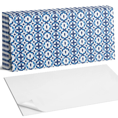 Nástěnný panel za linku Geometrický květinový vzor