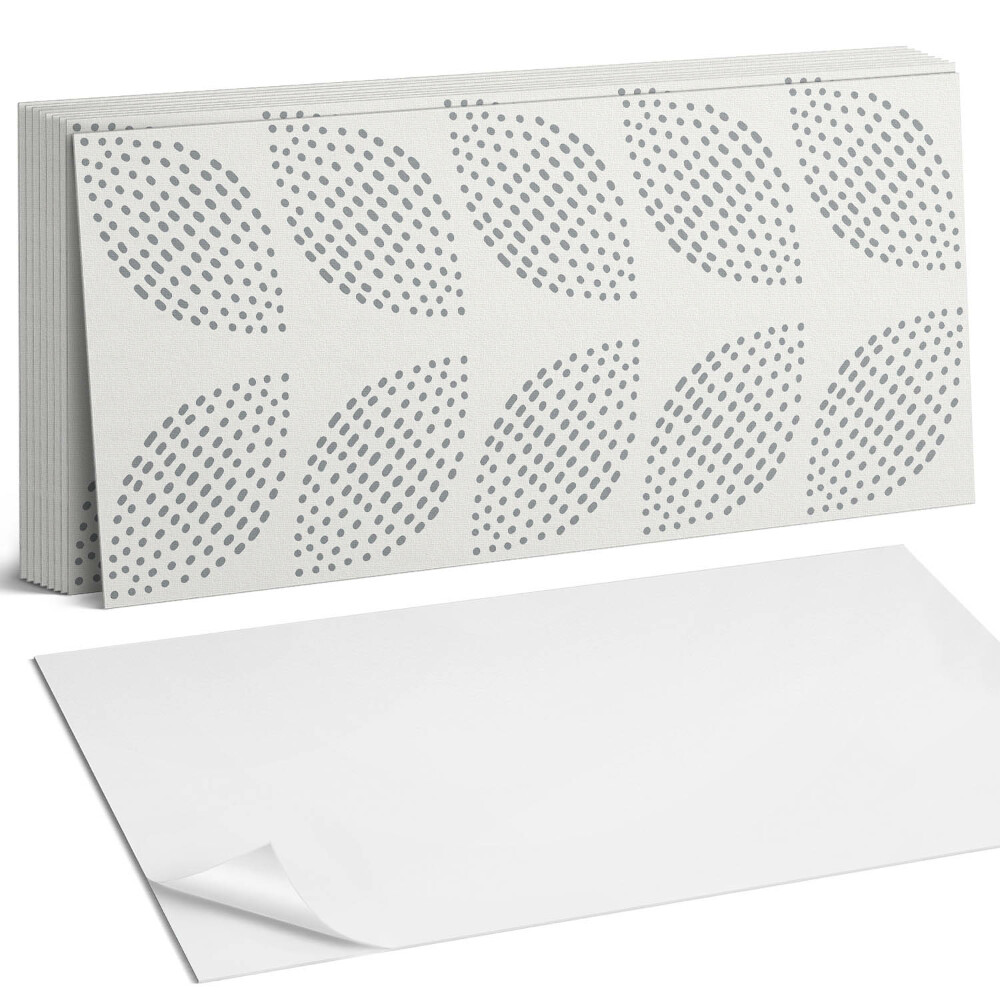 Obkladový panel na stěnu Listový vzor s tečkami