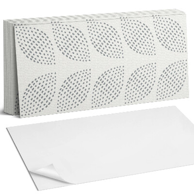 Obkladový panel na stěnu Listový vzor s tečkami