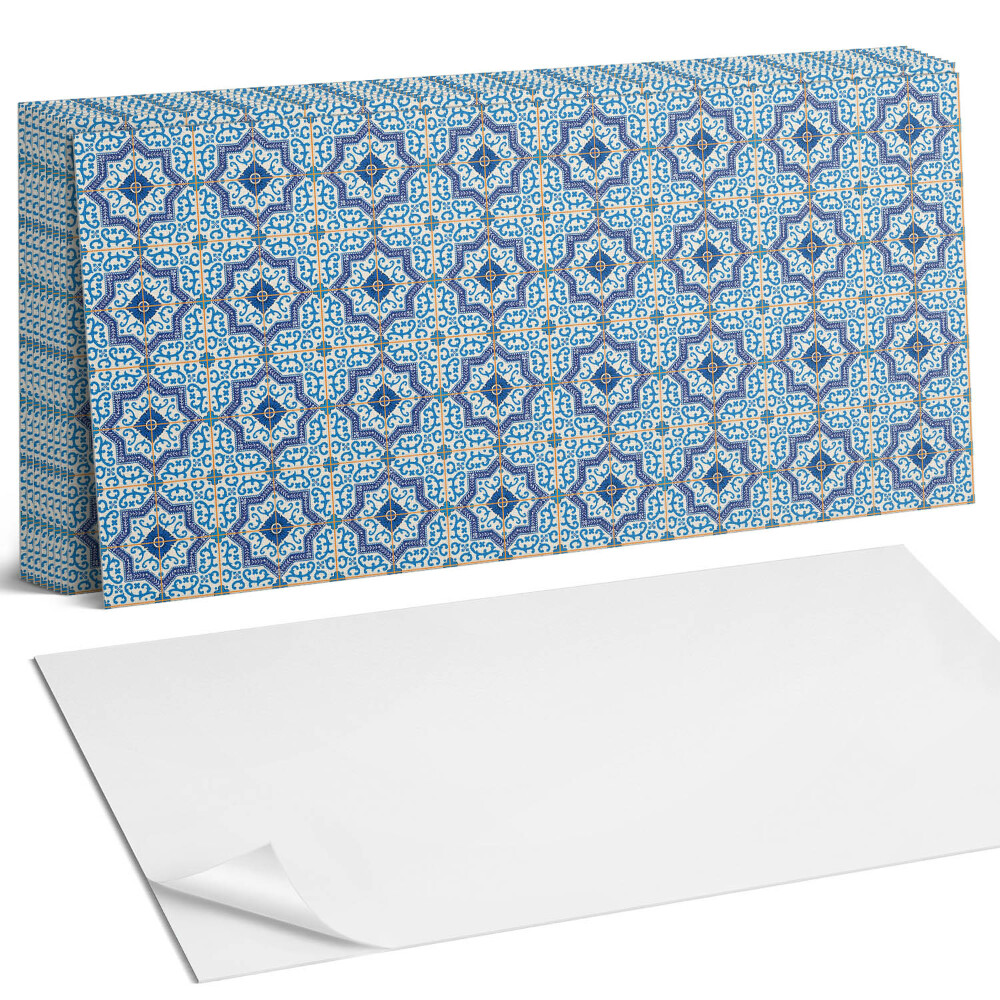 Nástěnný panel do kuchyně Dlaždicový vzor s ornamenty