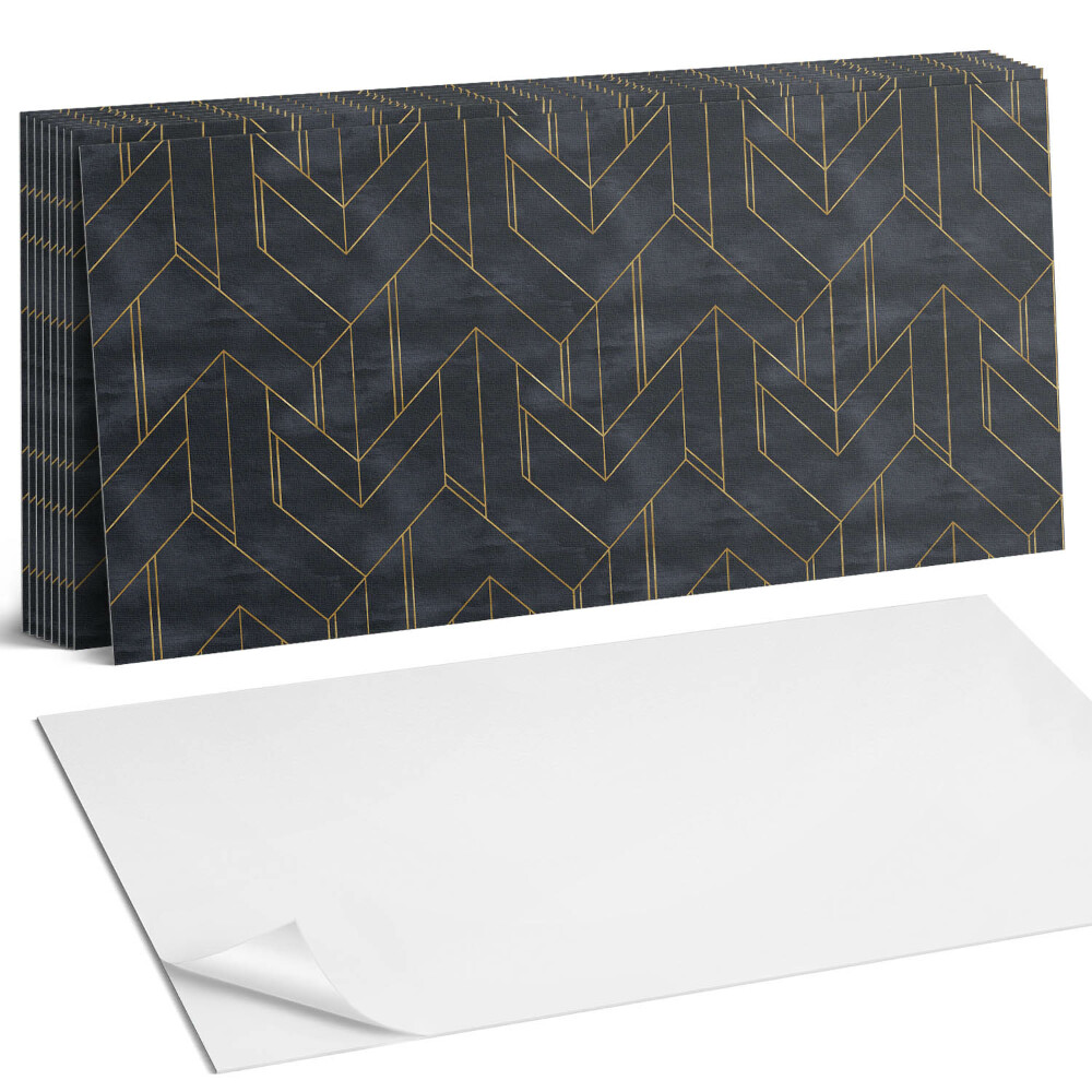 Nástěnný panel do kuchyně Geometrie čar a tvarů