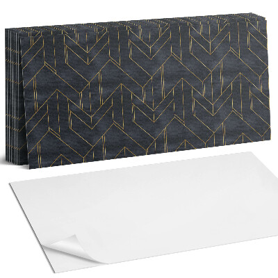 Nástěnný panel do kuchyně Geometrie čar a tvarů