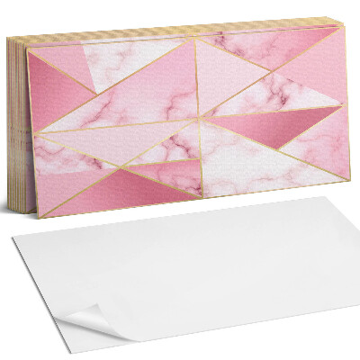 Samolepící panel na zeď Geometrické vzory s kuličkami