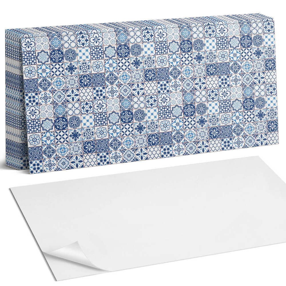 Samolepící panel na zeď Kostkované mozaikové vzory