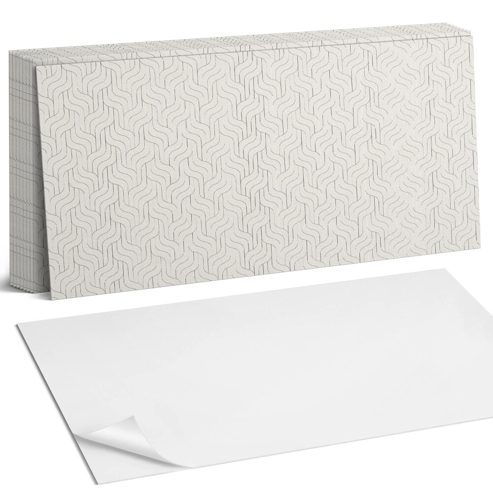 Nástěnný panel do kuchyně Vlny v jemném vzoru