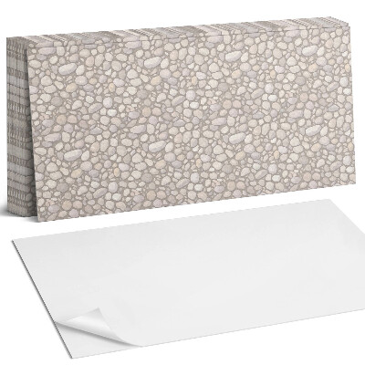 Samolepící panel na zeď Vzorek kamenů na zemi