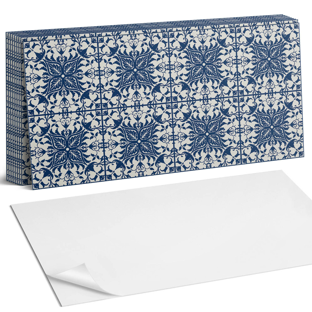 Nástěnný panel do kuchyně Květinový vzor na pozadí