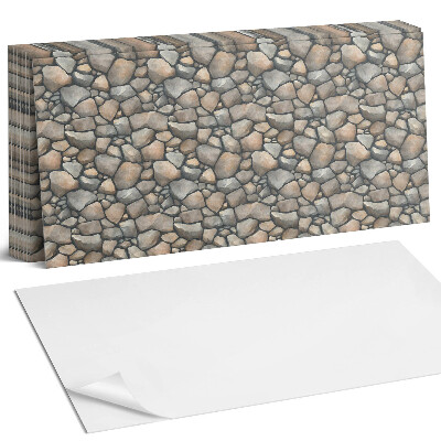 Nástěnný panel za linku Oblázková textura vzor