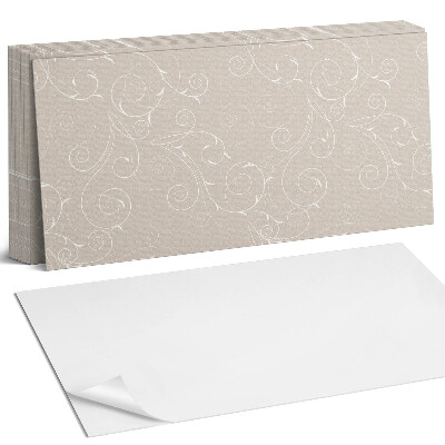 Obkladový panel na stěnu Jemné spirály a listy