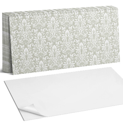 Nástěnný panel do kuchyně Rostlinný vzor s ornamenty