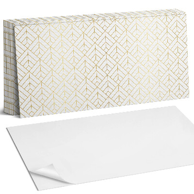 Nástěnný panel za linku 3D listový vzor