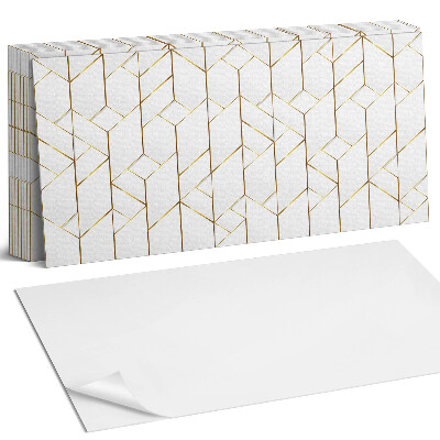 Samolepící panel na zeď Geometrický vzor čar