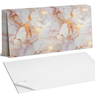 Nástěnný panel do kuchyně Elegantní mramor s žilkami