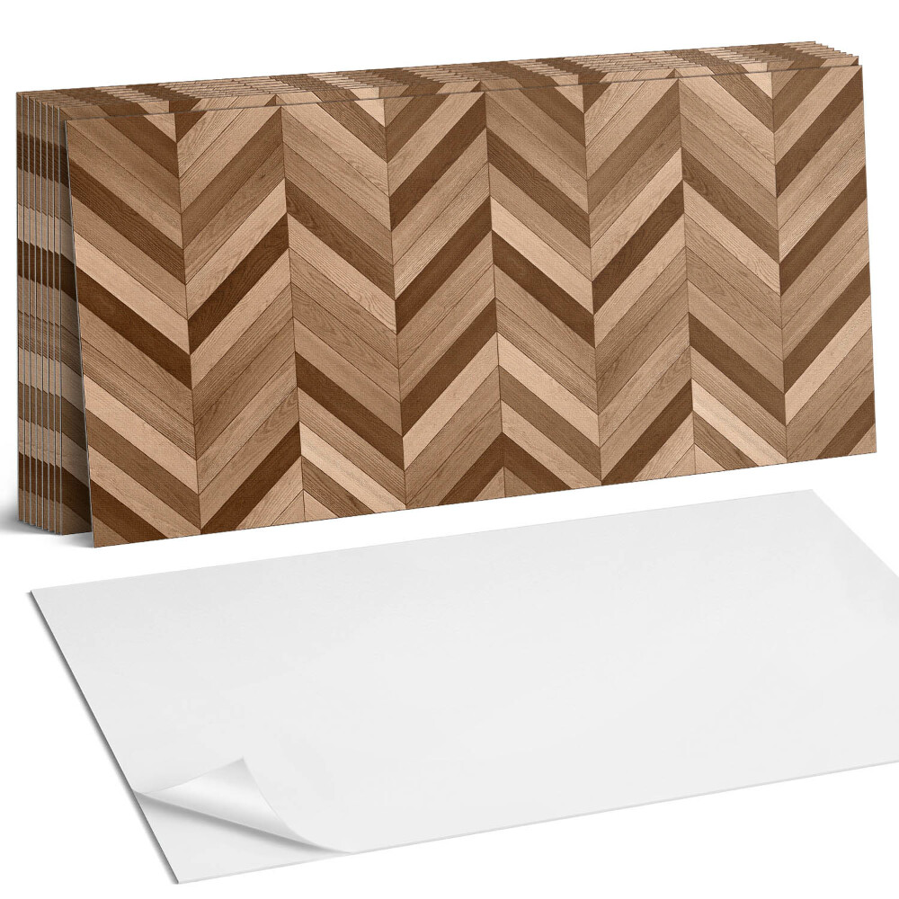 Obkladový panel do kuchyně Vzor rybí kosti dřeva