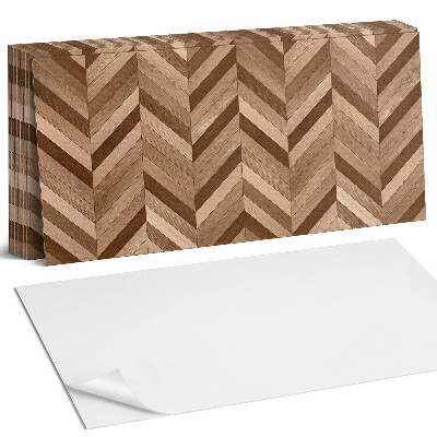 Obkladový panel do kuchyně Vzor rybí kosti dřeva