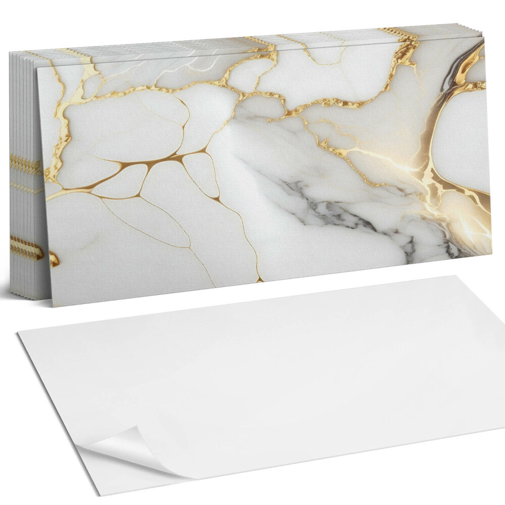 Nástěnný panel za linku Elegantní mramorový vzor