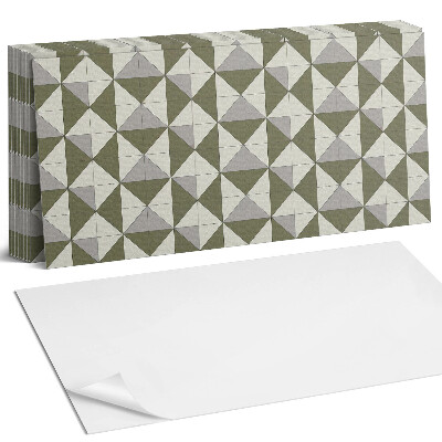 Obkladový panel do kuchyně Geometrický trojúhelníkový vzor