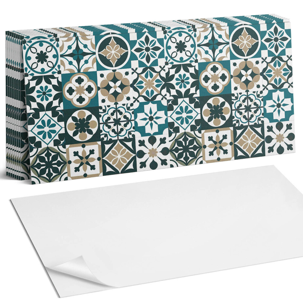 Nástěnný panel za linku Vzory dlaždic v rozvržení