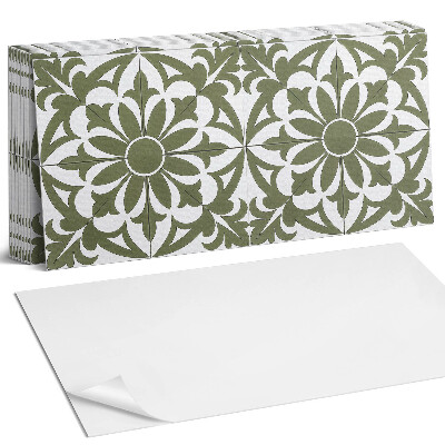 Nástěnný panel do kuchyně Květinový vzor s listy