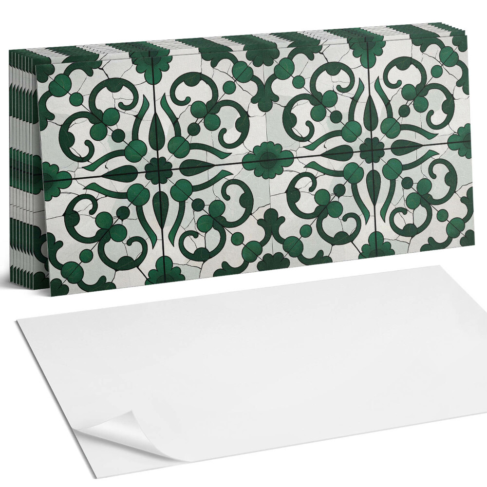 Samolepící panel na zeď Rostlinný vzor s ornamenty