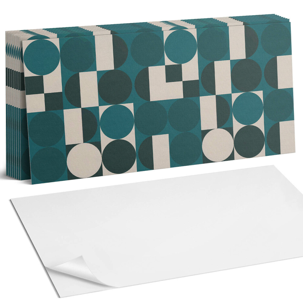 Nástěnný panel za linku Geometrie tvarů a forem