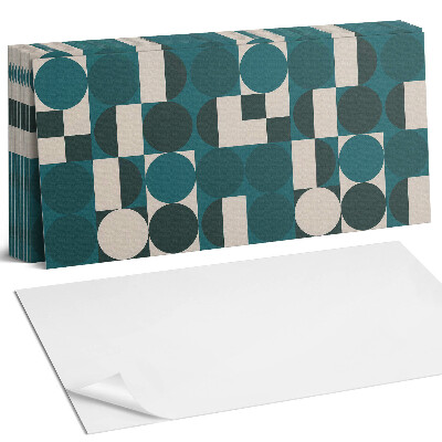 Nástěnný panel za linku Geometrie tvarů a forem