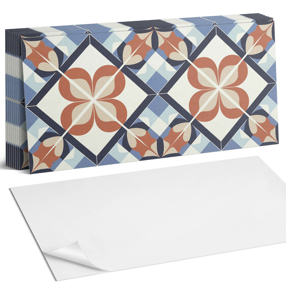 Obkladový panel na stěnu Symetrický květinový vzor