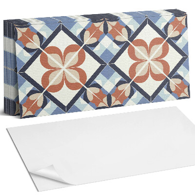 Obkladový panel na stěnu Symetrický květinový vzor