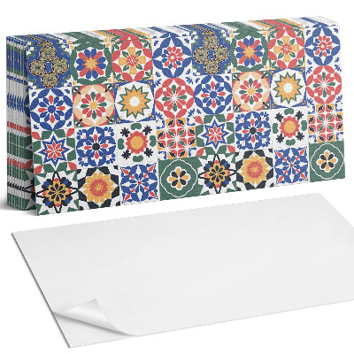 Nástěnný panel za linku Mozaikové vzory v řadách