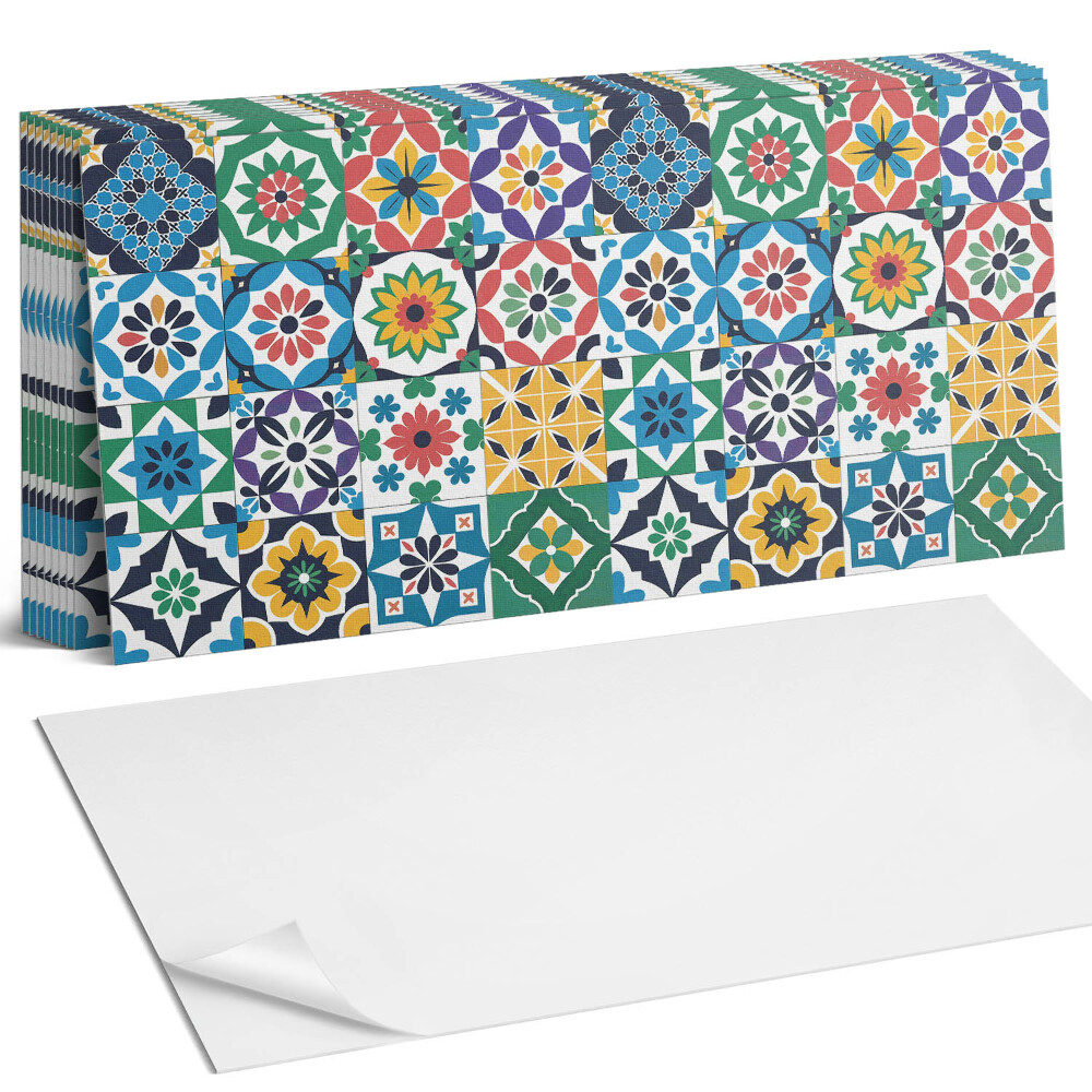 Obkladový panel do kuchyně Kostkované mozaikové vzory