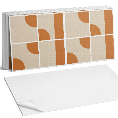 Nástěnný panel do kuchyně Abstraktní geometrické tvary