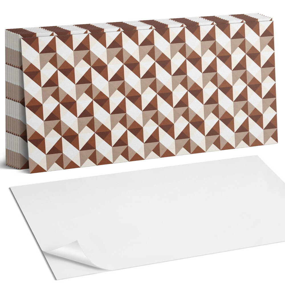 Nástěnný panel za linku Geometrický trojúhelníkový vzor