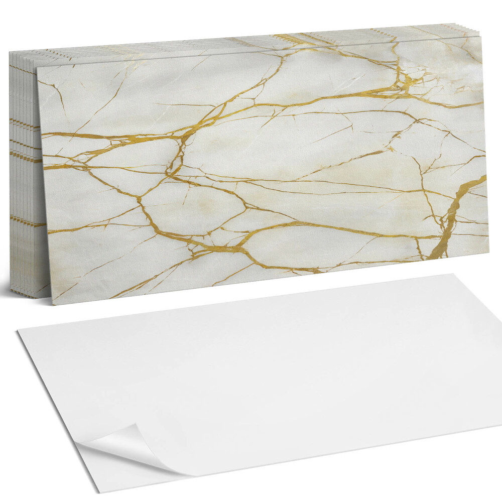 Nástěnný panel za linku Elegantní mramor s žilkami