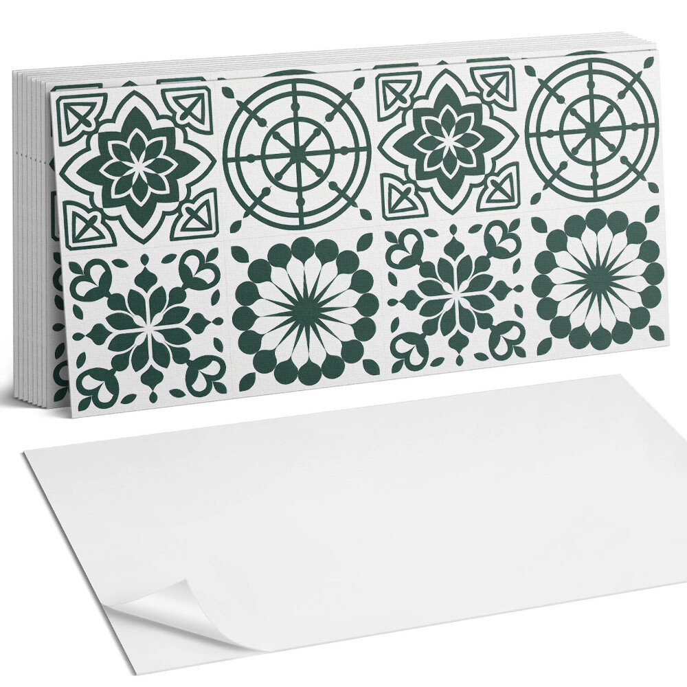 Obkladový panel do kuchyně Květinové a geometrické vzory