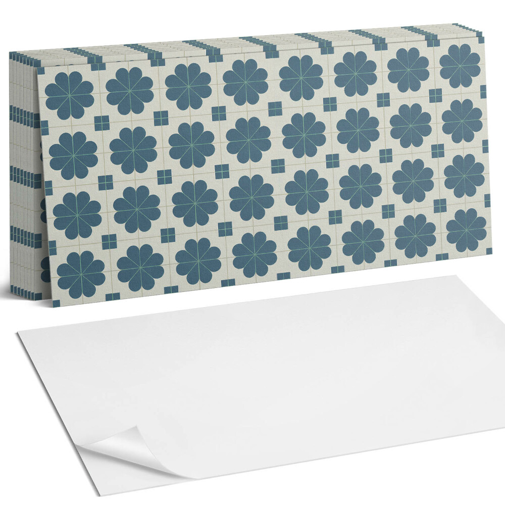 Obkladový panel na stěnu Květinový kostkovaný vzor