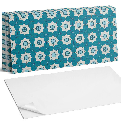 Nástěnný panel do kuchyně Geometrický květinový vzor