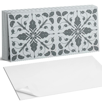 Obkladový panel do kuchyně Rostlinný motiv v symetrii