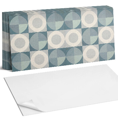 Samolepící panel na zeď Geometrie kruhů a tvarů