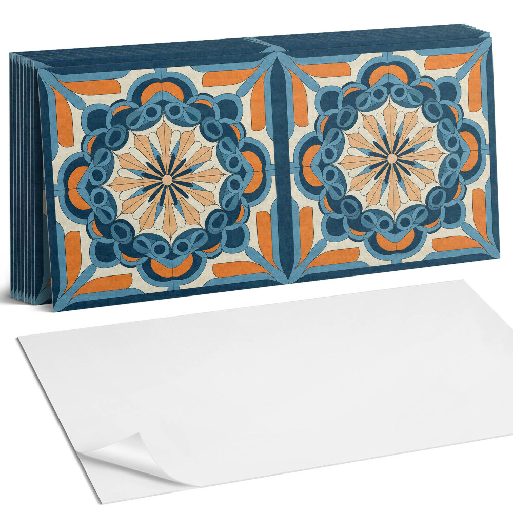 Obkladový panel na stěnu Mandalový vzor s květinovým motivem