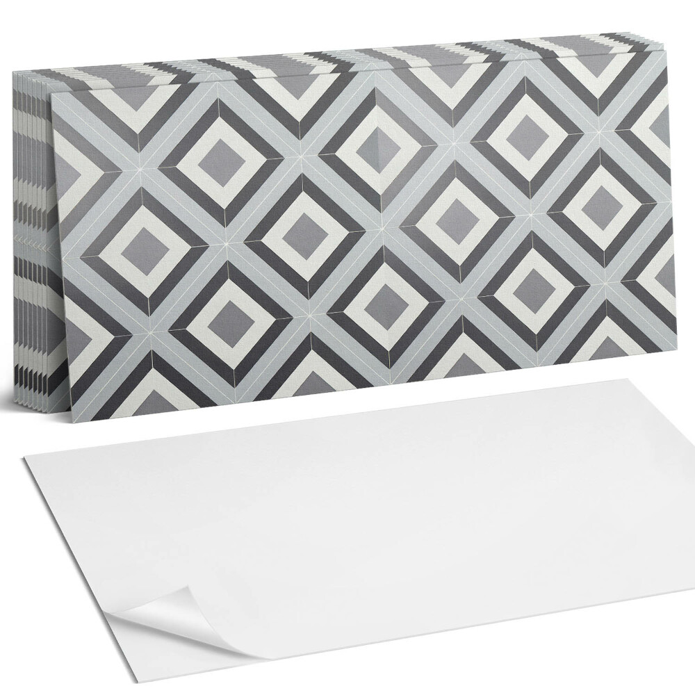 Samolepící panel na zeď Geometrický kosočtverečný vzor