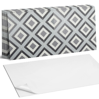 Samolepící panel na zeď Geometrický kosočtverečný vzor