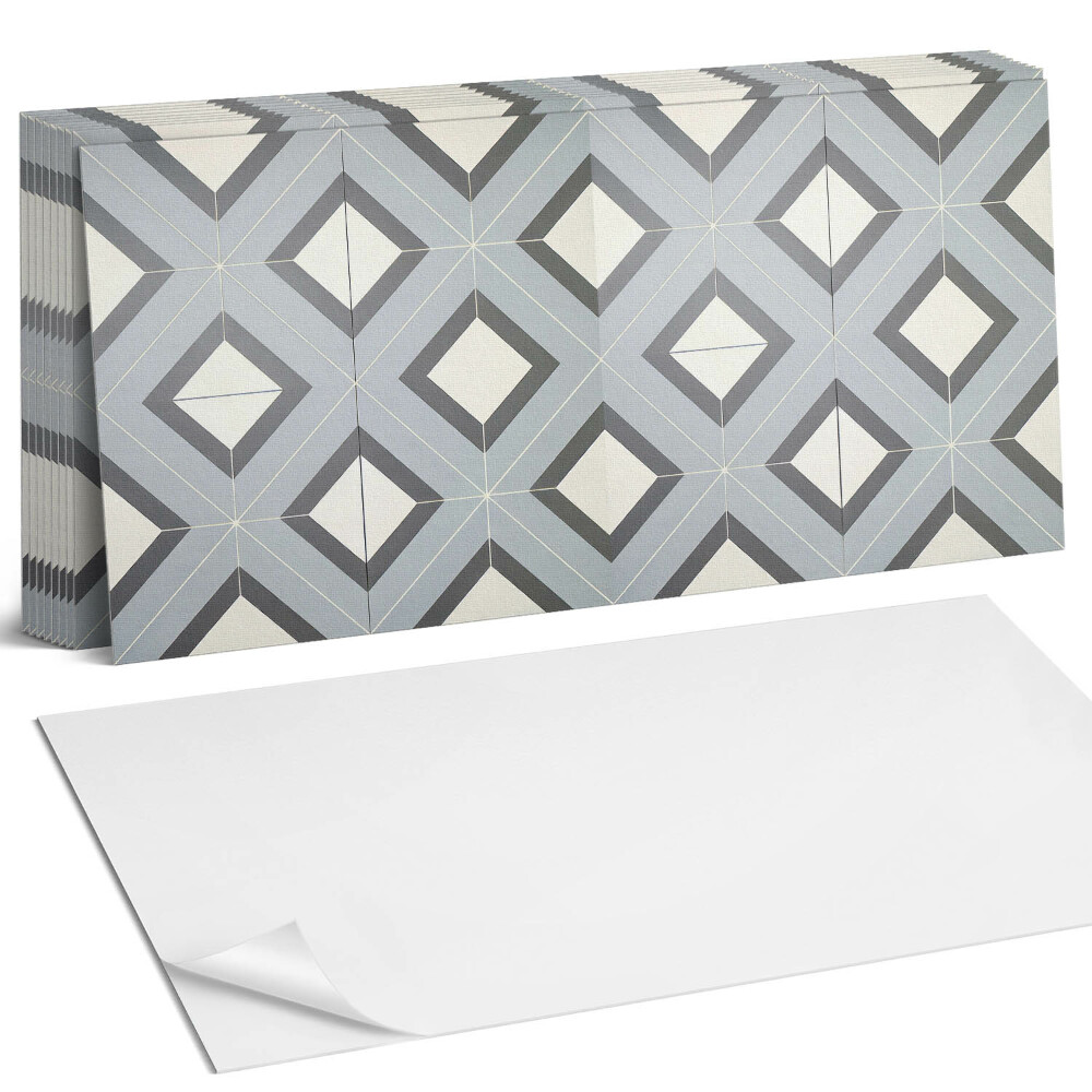 Nástěnný panel do kuchyně Geometrie v pastelových barvách