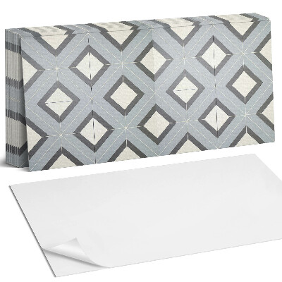 Nástěnný panel do kuchyně Geometrie v pastelových barvách