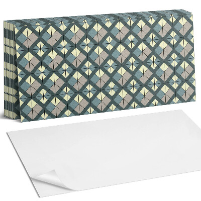 Obkladový panel na stěnu Geometrický kostkovaný vzor