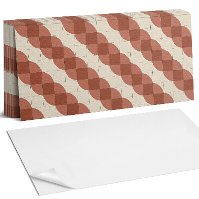 Samolepící panel na zeď Geometrický vlnitý vzor