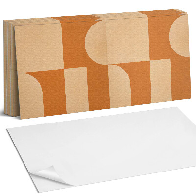 Nástěnný panel za linku Abstraktní geometrický vzor