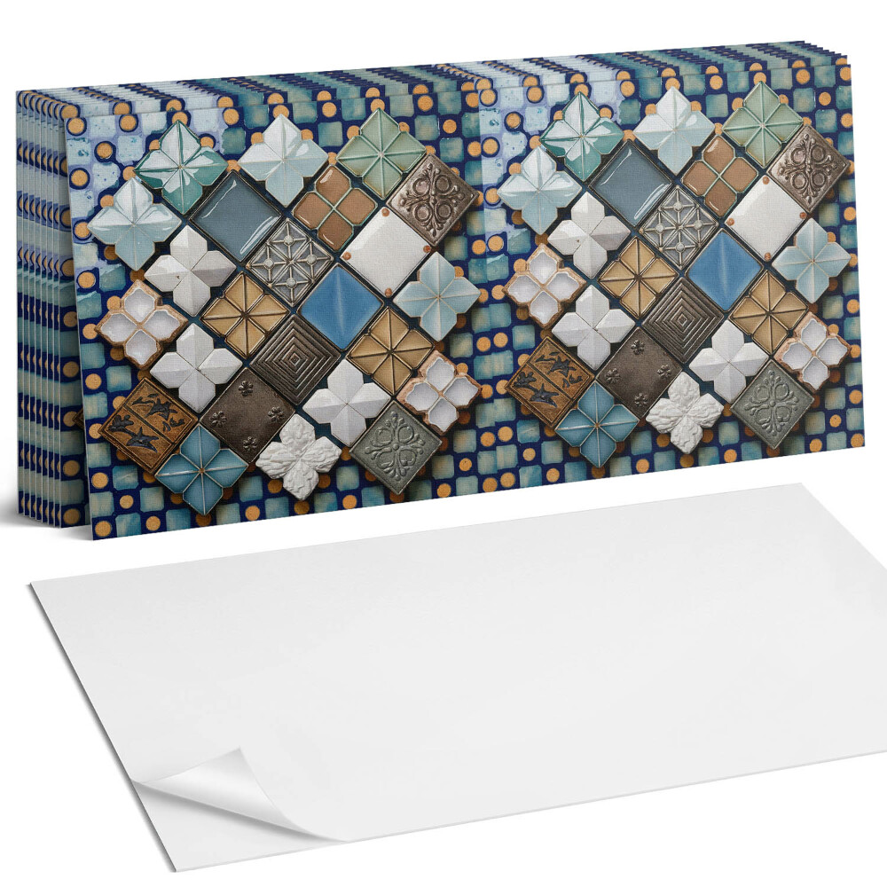 Obkladový panel do kuchyně Vzory keramických dlaždic