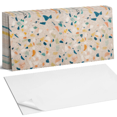 Obkladový panel do kuchyně Vzorek s barevnými fragmenty