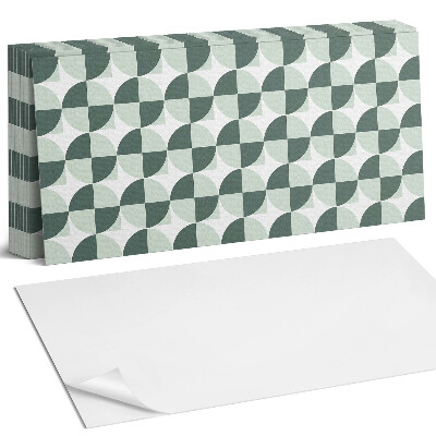 Nástěnný panel za linku Geometrie kruhů a čtverců